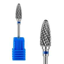 Brocas profissionais de aço tungstênio para unhas (1/2/5 peças), adequadas para remoção de gel, ferramentas de manicure e acessórios para lixa elétrica de unhas. - Multicolorido - Ver 8