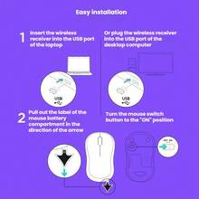 Logitech Ratón inalámbrico USB B175, plug and play sin necesidad de controlador, diseño simétrico amigable para manos pequeñas, silencioso como una biblioteca, compatible con portátil y de escritorio, batería de larga duración - Negro - Ver 8