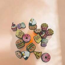 1 件食物系列网球拍减震器，外部按扣式减震器，可爱的图案设计，精致美观，是送给网球爱好者的理想礼物（图片中颜色随机发货） - 彩色 - 查看 8