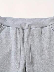 Najlepiej sprzedający się zestaw jesień/zima 2026: Wygodna i minimalistyczna bluza z żakardowym ściągaczem i mankietami, bluza z kapturem i dużymi kieszeniami, spodnie z regulowanymi sznurkami, modny nadruk z dużymi literami, idealny na co dzień jesienią i zimą, do uprawiania sportu, na zewnątrz, do noszenia w domu