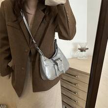 Women Shoulder Bags - 銀色 - 查看 5