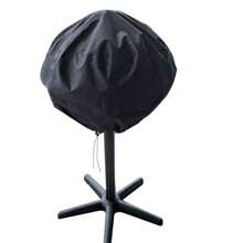 1pc Small Round Grill Cover - Fits George Foreman, Techwood, Cuisinart, Homewell Electric Grills, Weber Jumbo Joe Charcoal Grill And More