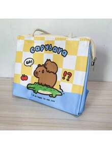 Joivida 可爱卡通保温午餐袋，容量大，适合聚会、野餐、露营、便当盒，易于清洗，带有定位印花设计，便携方便，非常适合学生、上班族和成人，返校礼物，返校