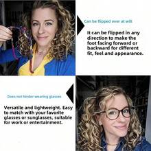 2025 New Square Glasses Headband For Women, Invisible Curling Hair Fixing Headwear, Glasses Hairband, Hair Band, Hair Hoop Beauty Home Hair Accessories - Multicolor - View 5