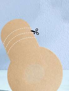 10/20/50 片一次性乳贴，带升降功能，隐形乳贴，无纺布防下垂聚拢乳贴，适合大胸围和加大码女性，性感。 - 彩色 - 查看 3