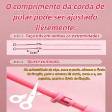 Professional Men's And Women's Weight Loss And Fitness Speed Jump Rope - Pink - View 6