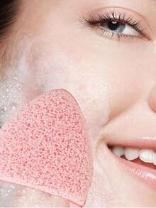 10件/5件/1件升级版双面硅胶黑头刷，硅胶鼻刷搭配加大洁面海绵，深层清洁，黑头和瑕疵去除工具，洗脸按摩两用，便携亲肤（适合敏感肌肤），鼻翼清洁按摩刷，温和去角质，深层毛孔清洁剂，黑头提取伴侣，旅行必备，洁面工具 - 粉色 - 查看 4