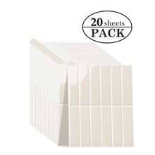 1/4/10/20片装自粘陶瓷砖，防水砖纹3D墙板 - DIY可移除自粘防溅陶瓷砖，适用于厨房、浴室和派对装饰