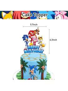 Disney Christmas Decoration Party Set Anime Figure Image Birthday Party Scene Decoration Banner Cake Topper CupCake Toppers Hanging Swirls Party Gifts