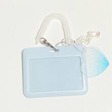 Milk Blue Card Sleeve Slide-Cover Keychain Card Holder, Meal Card DIY Cute Card Sleeve,For School Supplies,Back To School - Multicolor - View 23