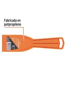 2" Plastic Spatula, Truper - Orange - View 2