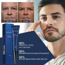 15/30g Men Retinol Anti Wrinkle Eye Cream Firming Lifting Remove Dark Circle Eye Bags Puffy Eye Reduce Fine Line Eye Fat Particle Moisturiz Brighten - Màu xanh lam - Xem 6