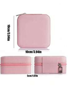 1 件多功能珠宝收纳盒、便携式旅行珠宝盒、防水珠宝盒、可拆卸珠宝收纳盒、女士礼品盒、珠宝架、家居珠宝展示架、适合女孩和女士、万圣节礼品盒、圣诞节礼品盒、收纳盒、旅行收纳、返校季