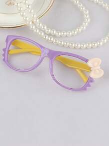 1 件 Sanrio Hello Kitty 可爱男女眼镜框无镜片卡通镜架派对配饰派对装饰品