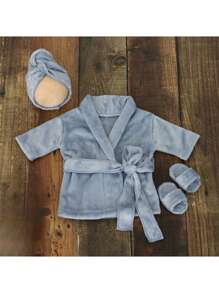 Neugeborenen Fotografie Requisiten Bademantel Outfits Pantoffeln Schal Baby Fotoshooting Requisiten Bademantel Foto Accessoires für Säuglinge Jungen Mädchen Baby Dusche Ostern Geschenke Dinge für Mädchen/Jungen