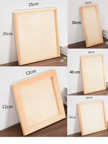 5 Paneles de lienzo de madera de 5 tamaños, 10 piezas en total, para pintura y manualidades - Tableros de arte de madera en blanco lisos para proyectos DIY, pintura de aceite y acrílico, pirografía y dibujo - Paneles con armazón duradero para artistas, principiantes y decoración del hogar creativa, 30*15cm/12*12cm/20*20cm/40*30cm/25*25cm 5 tamaños