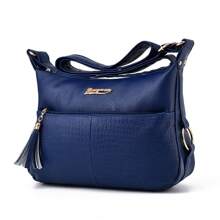 Women Shoulder Bags - 深藍色 - 查看 7