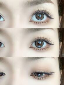 10对自然轻盈的仿睫毛，120簇羽毛状貂毛风格睫毛，交叉设计，适合婚礼、派对、夜店、日常工作会议等场合。佩戴舒适，新手友好，卷翘自然，睫毛根部纤细，黑色，方便日常及工作妆容，易于携带，也可用于睫毛嫁接。 - 黑色 - 查看 2