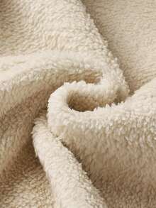 1件秋冬保暖羊羔绒男士外套，韩版时尚保暖立领外套 - 黑色 - 查看 3