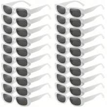 20 件复古方形眼镜，经典方形镜框，男女皆宜，尽显奢华，适合新娘送礼会、婚礼、圣诞节、新年、情人节、单身派对、摇滚主题派对礼物（男女通用）、情人节装饰、婚礼宾客回礼、伴娘礼物、毕业装饰 - 彩色 - 查看 2