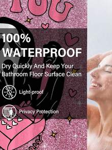 1 Piece Custom Halloween Shower Curtain, Custom Holiday Shower Curtain, Custom Name, Holiday Decoration, Bathroom Supplies Bathroom Decor