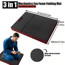 EVA Support Mat 3-In-1 – High-Density Foam Pad For Kneeling, Sitting & Lying – Shock-Resistant, Lightweight & Foldable – Perfect For Gardening, Yoga, Crafts & Therapy – Relieves Knees, Back & Joints - As Shown - View 10
