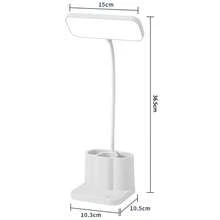 Desk Lamp, LED Flexo With Night Light, 3 Modes Dimmable LED Desk Lamp With 360° Gooseneck, Eye Care Desk Light For Study Office Reading