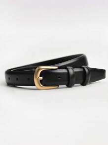 1 条时尚女士腰带，带金属扣，适合各种节日、派对和休闲场合秋季、万圣节