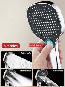 1 套方形和圆形淋浴喷头，3 套淋浴喷头，带软管和免钻孔支架