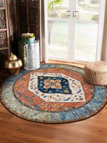 Retro Vinyl Record Fleece Rug, Plush Bohemian Style, Lightweight, Durable, Non-Slip, Washable, Suitable For Living Room, Bedroom, Bathroom And Office Decor, Perfect Home Decor For Valentine's Day, Spring, Summer, Ideal Gift For Music Lovers