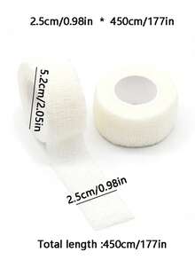 1pc Finger Bandage, Furniture Mute Bandage, Self-Adhesive Bandage Wrap, Self-Adhesive Breathable Athletic Tape, Non-Woven Elastic Bandage, Anti-Abrasive, Anti-Calloused Mute Bandage Finger Sleeve, Non-Woven Self-Adhesive Bandage Wrap, Thumbs, Fingers, Wrists, Ankles, Veterinarian's Wrap Bandage Tape, Back To School Essentials, Home Essentials.