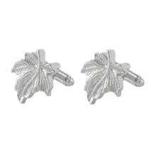 Men's Retro Exaggerated Leaf Maple Leaf Business Fashion Cufflinks French Sleeve Nails - Multicolor - View 7