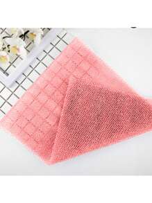 非洲网状去角质背部长网浴擦洗毛巾套装，双面温和，粗糙去角质，有效身体磨砂，淋浴时背部磨砂，优质网状材料，方便的绑带毛巾设计，丝瓜络毛巾，使皮肤光滑的身体海绵，非常适合日常使用家庭浴室装饰秋季装饰返校 - 彩色 - 查看 12