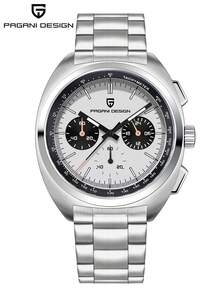 PAGANI DESIGN 2025 Casual Sports Japan VK63 Quartz Men Watch Sapphire Glass Stainless Steel Chrongraph Waterproof Watch For Men PD-1782 - one-size - View 13