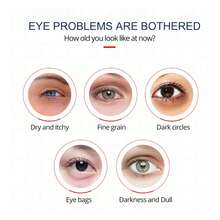 15/30g Men Retinol Anti Wrinkle Eye Cream Firming Lifting Remove Dark Circle Eye Bags Puffy Eye Reduce Fine Line Eye Fat Particle Moisturiz Brighten - Màu xanh lam - Xem 7