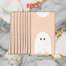 2/4 Paños de cocina con estampado de fantasmas, Halloween, súper absorbentes de microfibra moderna, paños de cocina para cocinar y hornear, paños de cocina estampados, trapos de limpieza, toallas de mano, súper suaves y muy absorbentes, gran regalo para vecinos, madres, amigos, cumpleaños, Halloween, inauguración de la casa, decoración de cocina, artículos esenciales para el hogar