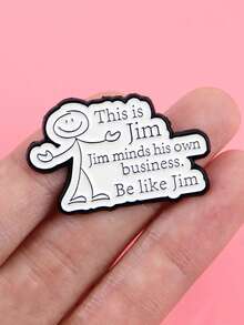 1PC Funny Humor Sarcastic "This Is" Lapel Pins For Backpacks Brooches For Women Quotes Enamel Pin Fashion Jewelry Accessories Gift - Brooch - View 7