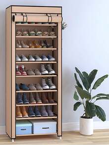 Zapatero de 9 Baldas Grande Organizador de Calzado con Amplio Espacio de Almacenamiento - Multicolor - Ver 1