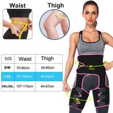 3 In 1 Tummy Control Shapewear Breathable Adjustable Waist Trainer Hip-Lifting Tummy Control Sports Abdomen Slimming Belt - Multicolor - View 5