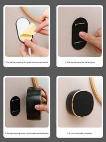 Dispensador inteligente de jabón de manos en espuma por inducción, automático de pared, con carga USB y sin contacto, con pantalla LED de temperatura y potencia, ideal para baños, cocinas y oficinas.