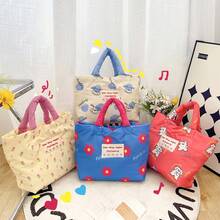 Women Top Handle Bags - Padded Handbag-line Puppy - View 2