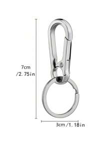 1 件金属钥匙扣钥匙圈钥匙链夹收纳盒，适用于家庭、汽车钥匙、钥匙查找器，适用于男女汽车配件可爱哥特 Y2k 万圣节配件教师节圣诞节礼物创意包袋配件挂绳带身份证夹汽车配件包饰