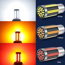 TOAUTO 1PC 25W 1156 BA15S 1157 BAY15D LED Bulbs 126SMD Car LED Reverse Light Bulb Reverse Lamp(Only1 PC) - BAY15D - View 8