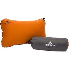 Teton Sports ComfortLite - Almohada Autoinflable de Algodón para Acampar - Naranja/Microfibra - Ver 12