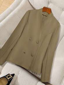 Elegante Damenjacke für Herbst, Büro und Lässig Tragen, geeignet für alle Jahreszeiten, Ausgeh-Oberteil