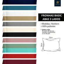 BASIC Pillowcase Kit With Stick Stitch 70x50cm Percal Flex 400 Threads Velvety Silk Touch - Navy Blue - View 3