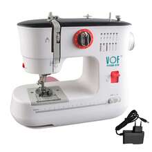 Compact 12-Stitch Sewing Machine: Electric Mini Double Seam Machine With Foot Pedal And EU Plug - EU C Type Plug(220-240V) - View 2