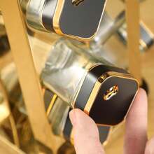 玻璃调味罐套装，旋转厨房调味瓶，调味容器，带调味架