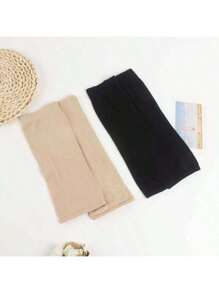 1/3 双静脉曲张疲劳缓解腿部保暖套、压缩腿套、弹性腿部支撑袜 - 杏色 - 查看 13