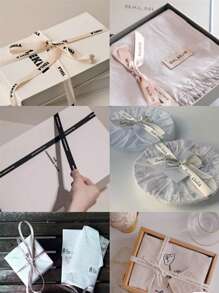 Custom Satin Ribbon Bows With Text, 25mm Wide Gift Ribbon, DIY Cake Baking Crafts Rose Flowers Birthday Party Colored Ribbons, Wedding Decoration Gift Packaging, Graduation, Balloon Ribbon, Chic Autumn, Stylish, Fashion, Hipster, Casual, Minimal Chic, Personalized, Customized, Custom, Unique, Guy Costumes, Capsule Wardrobe, Men Basic/Street Style, Ideal Gifts For Him, Boyfriend, Family, Friends, For Birthdays, For Vacation/Holiday, For School/Competition, For Sports/Climbing, Outdoor Decor